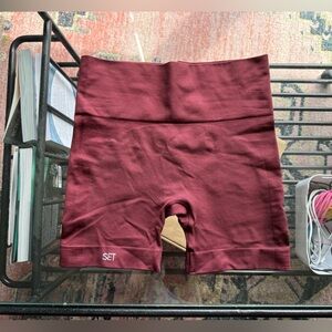Set Active stretch athletic biking shorts
